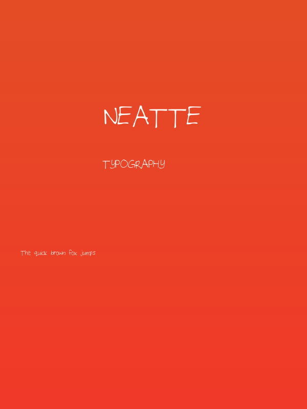 Neatte Poster