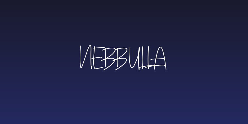 Nebbulla Social Header