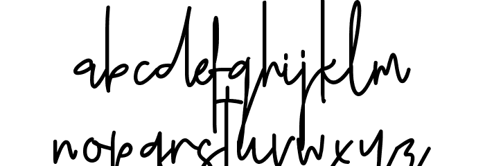Nebbulla Font LOWERCASE