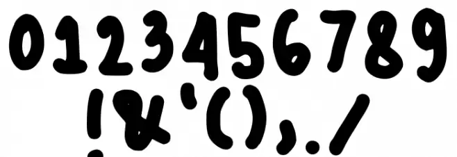 Nebby Kiyowo Regular फ़ॉन्ट अन्य घर का काम