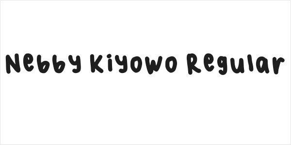 Nebby Kiyowo Regular Logo