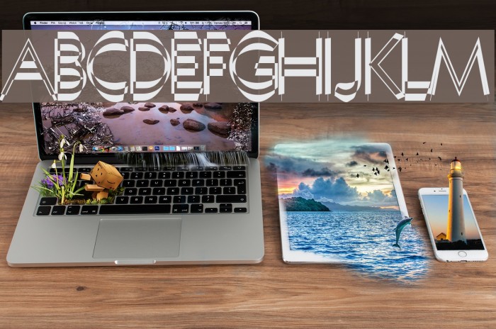 Neboman Schriftart examples