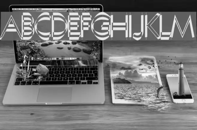 Neboman Schriftart examples