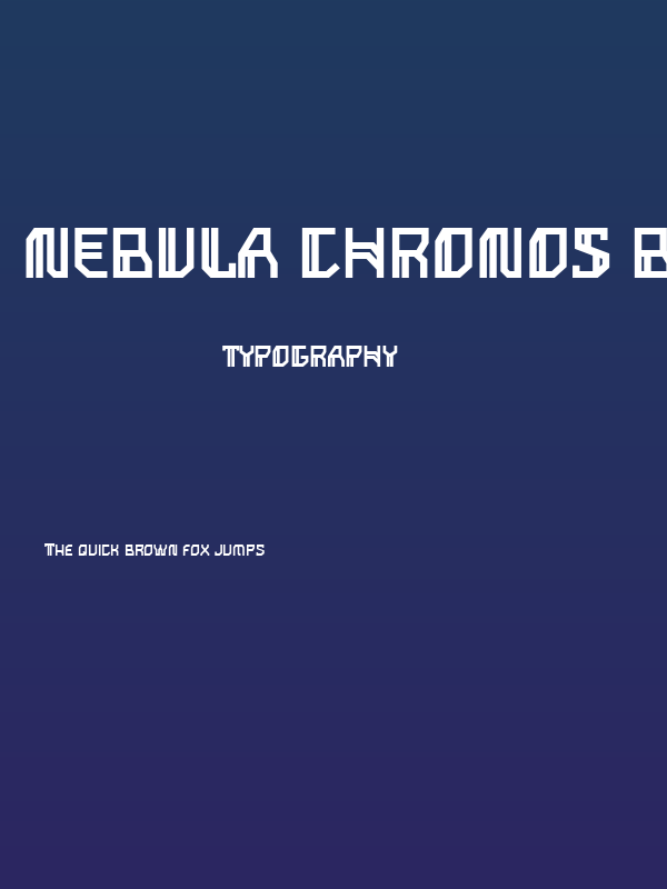 Nebula Chronos Bold Poster