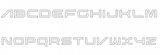 Nebula Hollow フォント 大文字