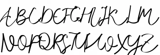 Nebula Starry Demo Schriftart Groß