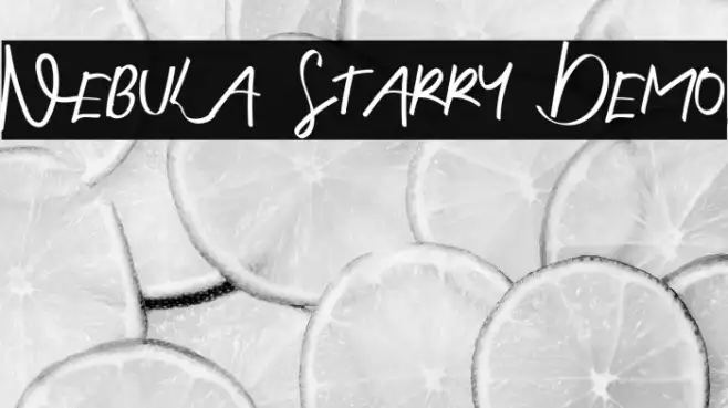 Nebula Starry Demo Example 1