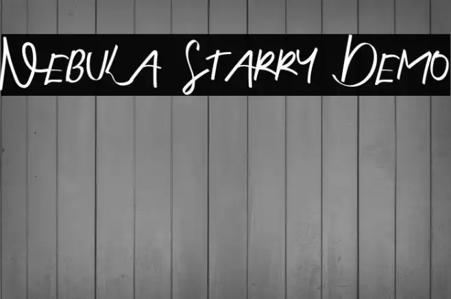 Nebula Starry Demo Example 2