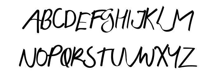 Nebula Starry Demo Font LOWERCASE