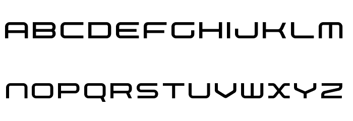 Nebula Font LOWERCASE