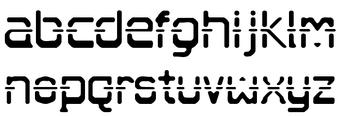 Nebullium Font LOWERCASE