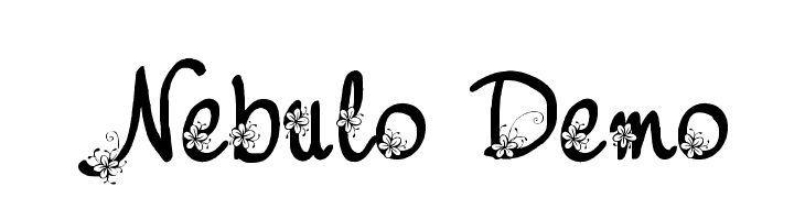 Nebulo Demo Font