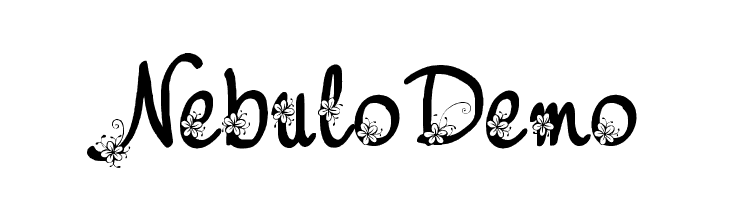 Nebulo Demo  नि: शुल्क फ़ॉन्ट्स डाउनलोड