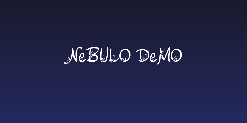 Nebulo Demo Social Header