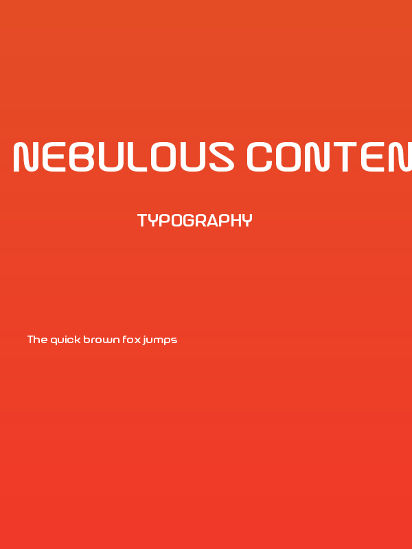 Nebulous Content Poster