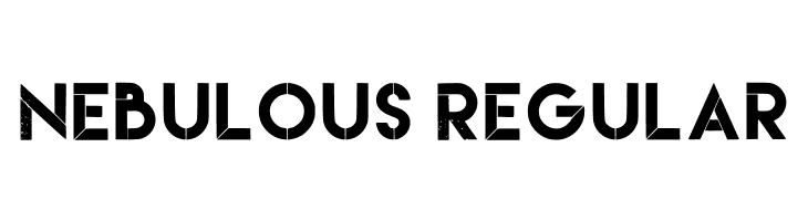 Nebulous Regular Schriftart