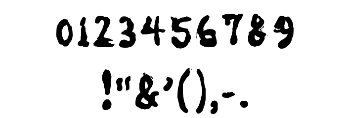 Nebulus Font OTHER CHARS