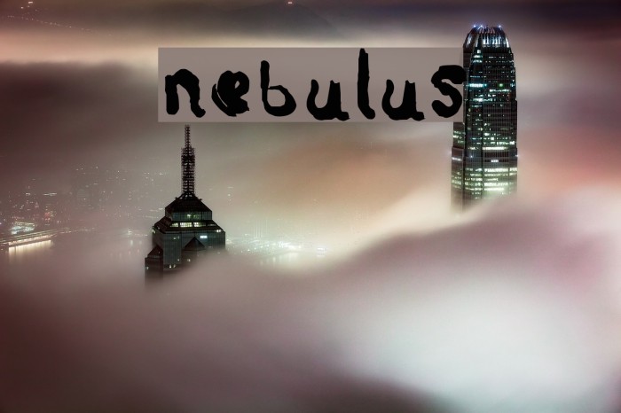 Nebulus Font examples