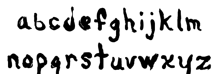 Nebulus Font LOWERCASE