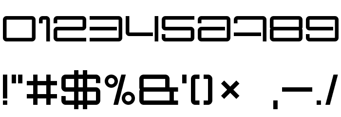 Nec plus ultra Font OTHER CHARS