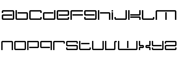 Nec plus ultra Font LOWERCASE