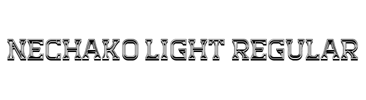 Nechako Light Regular  नि: शुल्क फ़ॉन्ट्स डाउनलोड