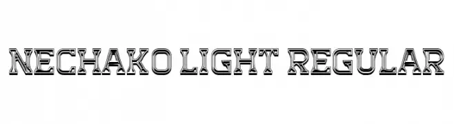 Nechako Light Regular  Frei Schriftart Herunterladen