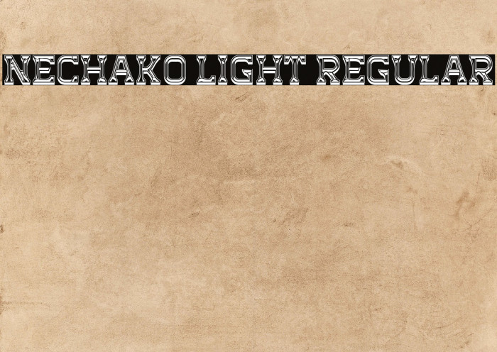 Nechako Light Regular Example 3