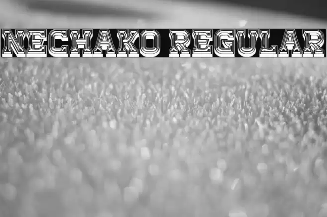 Nechako Regular Font examples