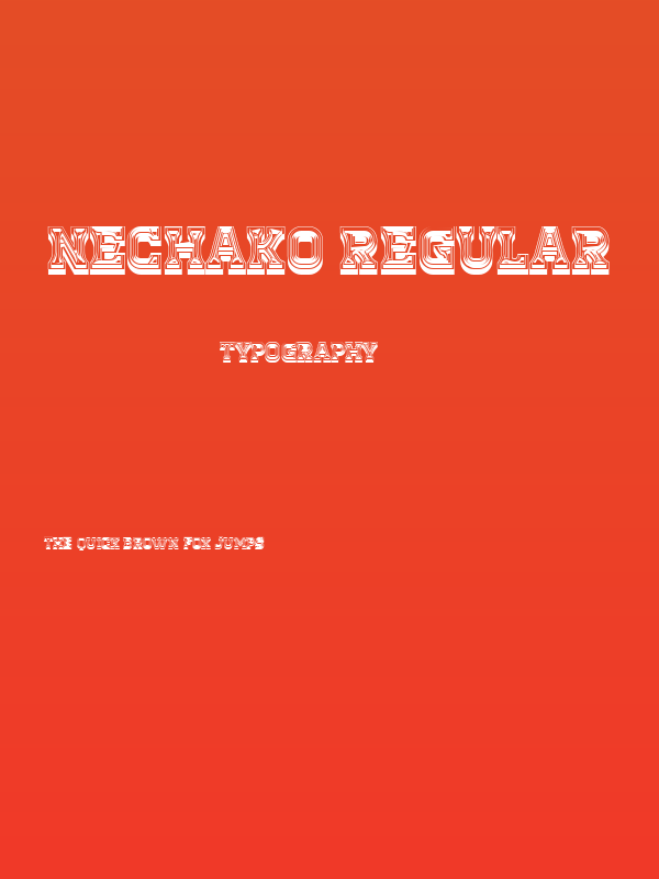 Nechako Regular Poster