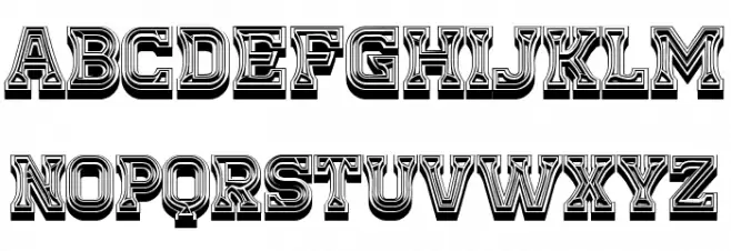 Nechako Regular Schriftart Kleinbuchstaben