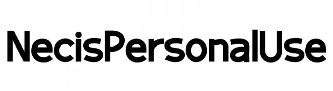 Necis Personal Use  font caratteri gratis