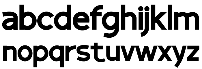 Necis Personal Use Font LOWERCASE