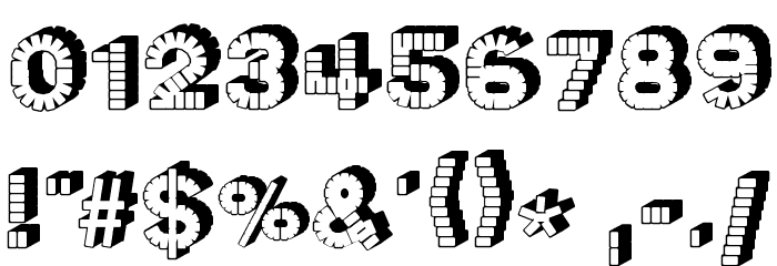 Neck Candy フォント その他の文字