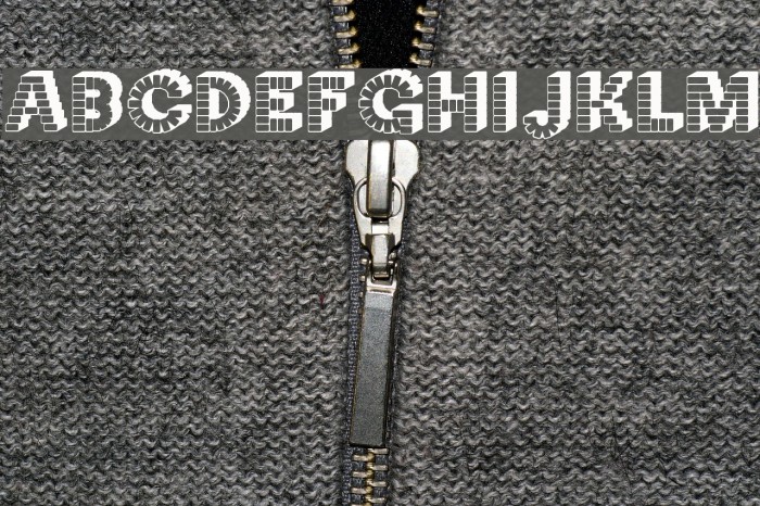Neck Candy フォント examples