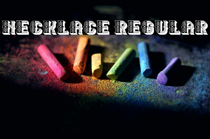 Necklace Regular Example 1