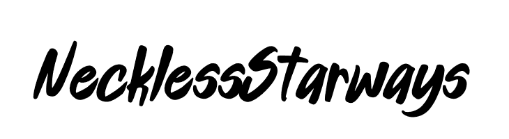 Neckless Starways  Fuentes Gratis Descargar