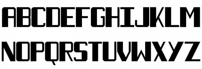 Necktie Black Regular خط أحرف صغيرة