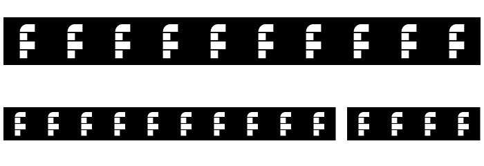 Necktie Stripes Regular Font OTHER CHARS