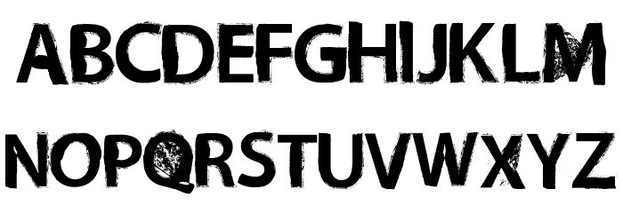 Necro Monger Regular Font LOWERCASE