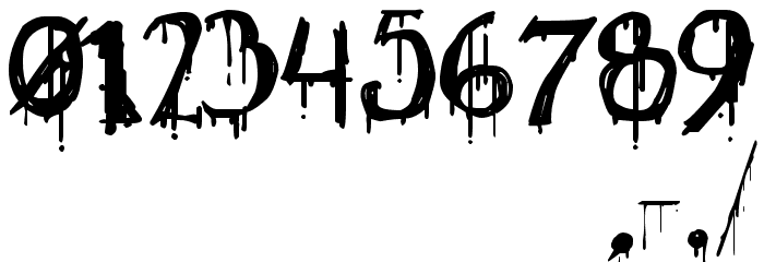 Necropsy Font OTHER CHARS