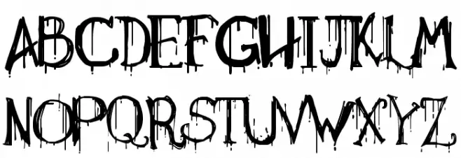 Necropsy Schriftart Groß