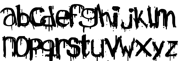 Necropsy Font LOWERCASE