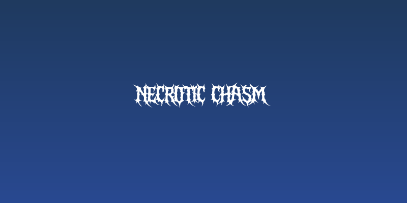 Necrotic Chasm Social Header