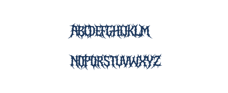 Necrotic Chasm Lowercase
