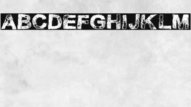 Necrotype Font examples