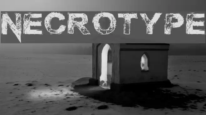 Necrotype Font examples