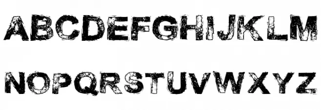 Necrotype Font LOWERCASE