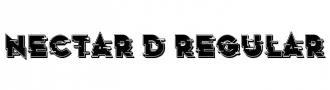 Nectar 3D Regular  Frei Schriftart Herunterladen