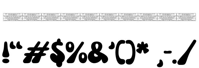 Nectarine DEMO Regular Font OTHER CHARS